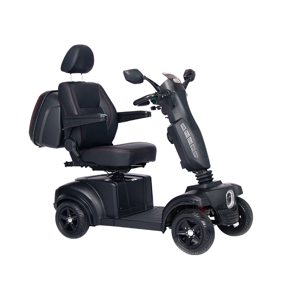 Scooter de movilidad compacto versátil R45SE: asiento calefaccionado, autonomía de 48 km, libertad urbana