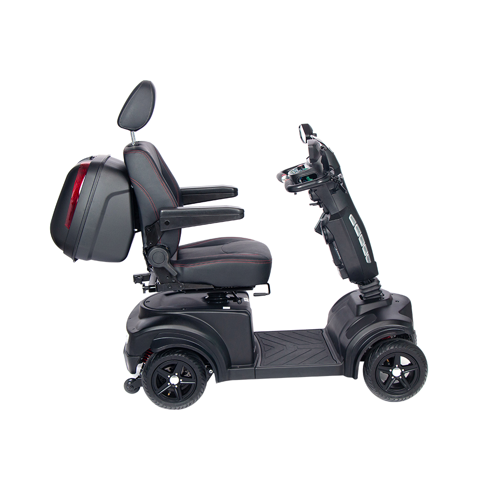 Scooter de movilidad compacto versátil R45SE: asiento calefaccionado, autonomía de 48 km, libertad urbana
