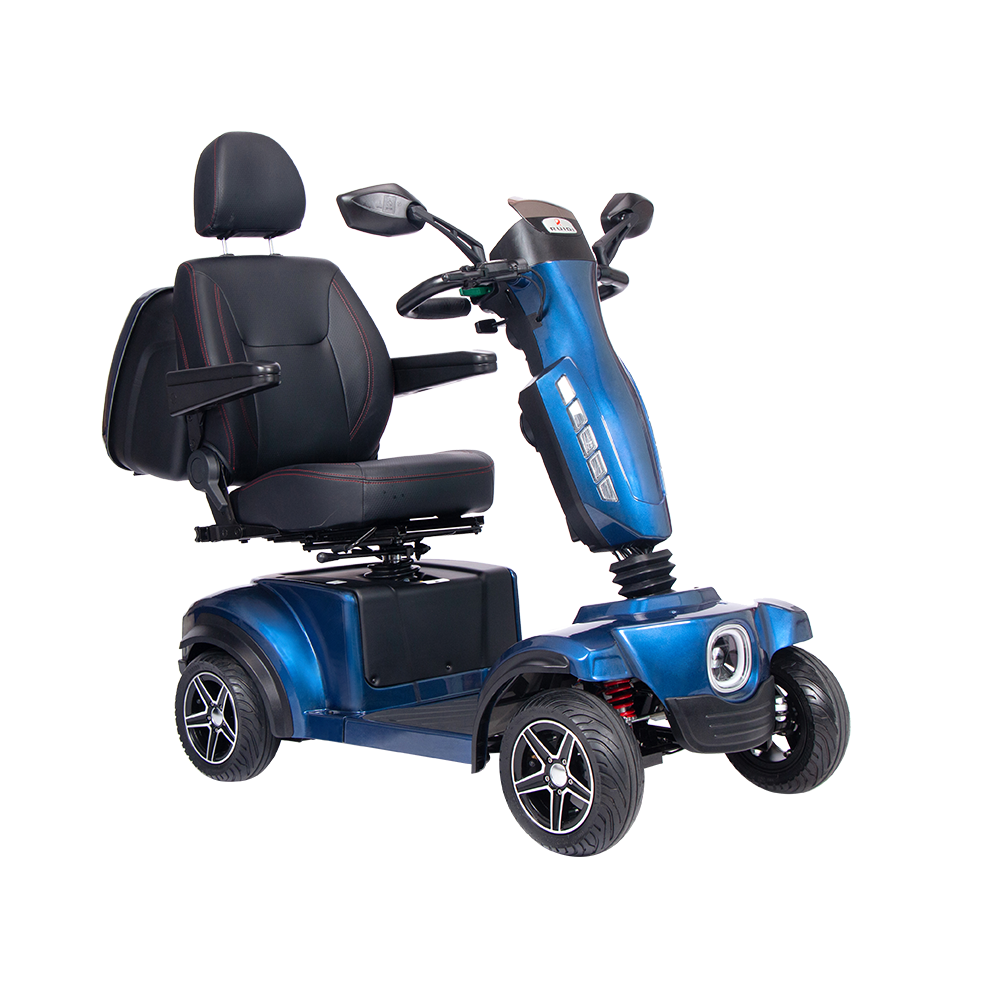Scooter de movilidad compacto versátil R45SE: asiento calefaccionado, autonomía de 48 km, libertad urbana