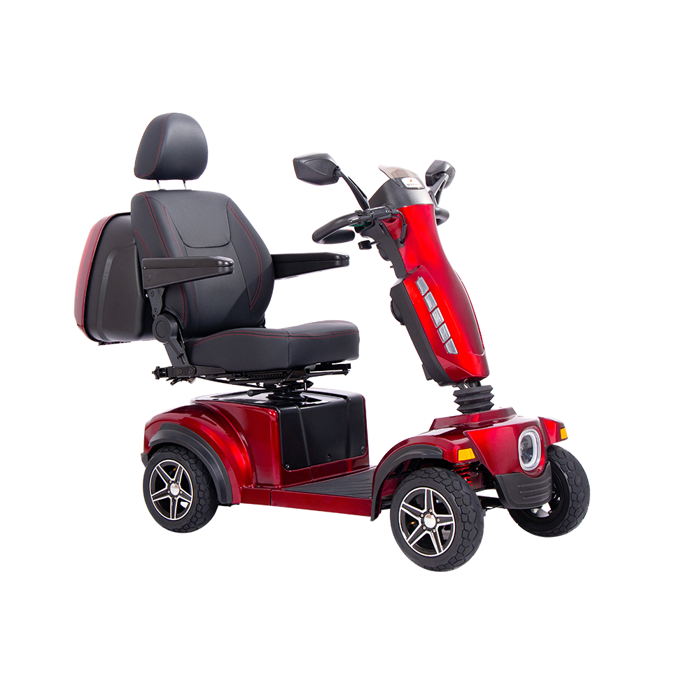 Scooter de movilidad compacto versátil R45SE: asiento calefaccionado, autonomía de 48 km, libertad urbana