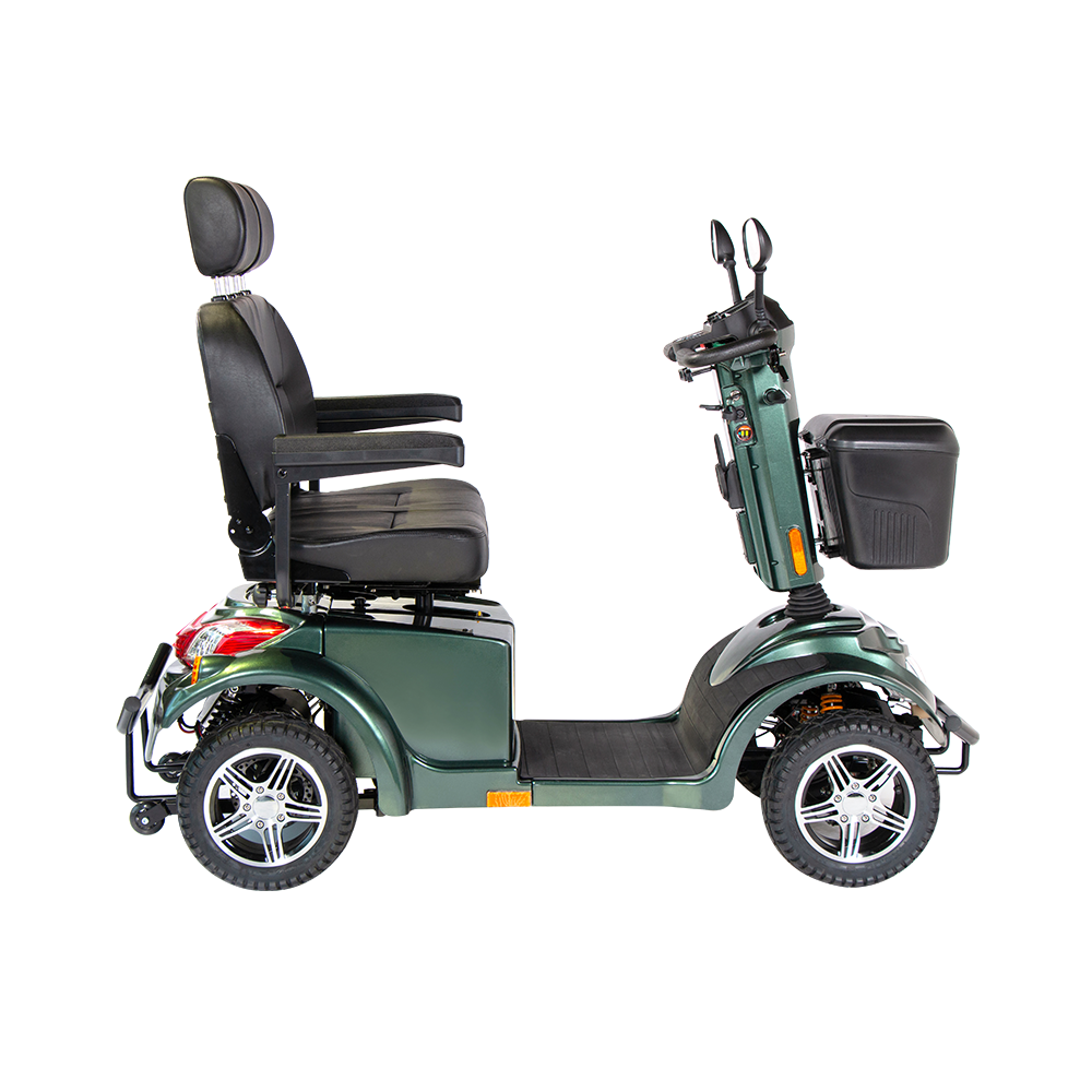Cómodo scooter de movilidad de doble asiento R9SM-DOUBLE: comparte el viaje, comodidad mejorada